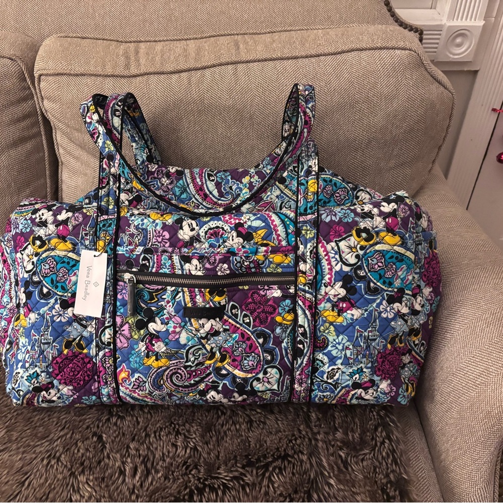 Vera Bradley x Disney never used Duffel Bag NWT